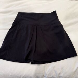 lululemon athletica Midnight Black Skort